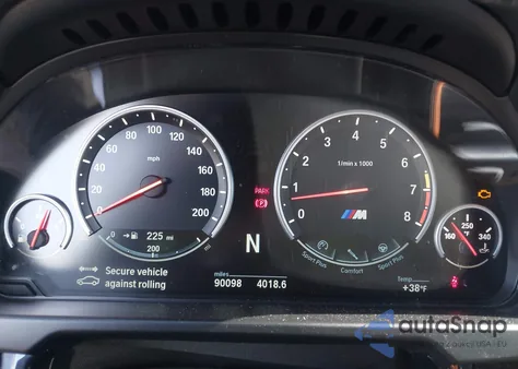 2016 BMW X6 M из США, поврежденный, VIN 5YMKW8C53G0R43188